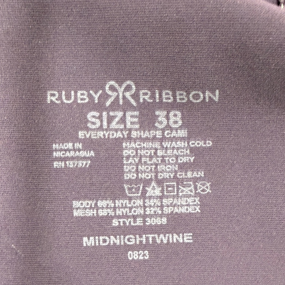 Ruby Ribbon Cami Midnight Wine - image 5